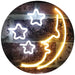 Moon & Stars Nightlight LED Neon Light Sign - Way Up Gifts