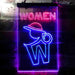 Retro Women Toilet Restroom LED Neon Light Sign - Way Up Gifts