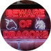 Beware of Dragon Kid Room Decoration LED Neon Light Sign - Way Up Gifts