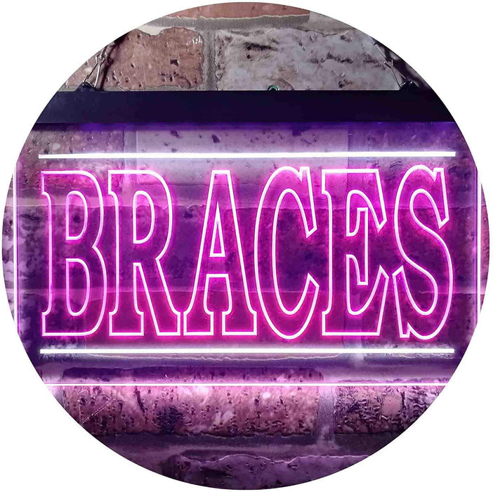 Orthodontist Braces LED Neon Light Sign - Way Up Gifts