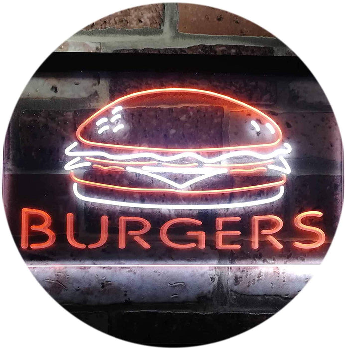 Hamburgers Burgers LED Neon Light Sign - Way Up Gifts