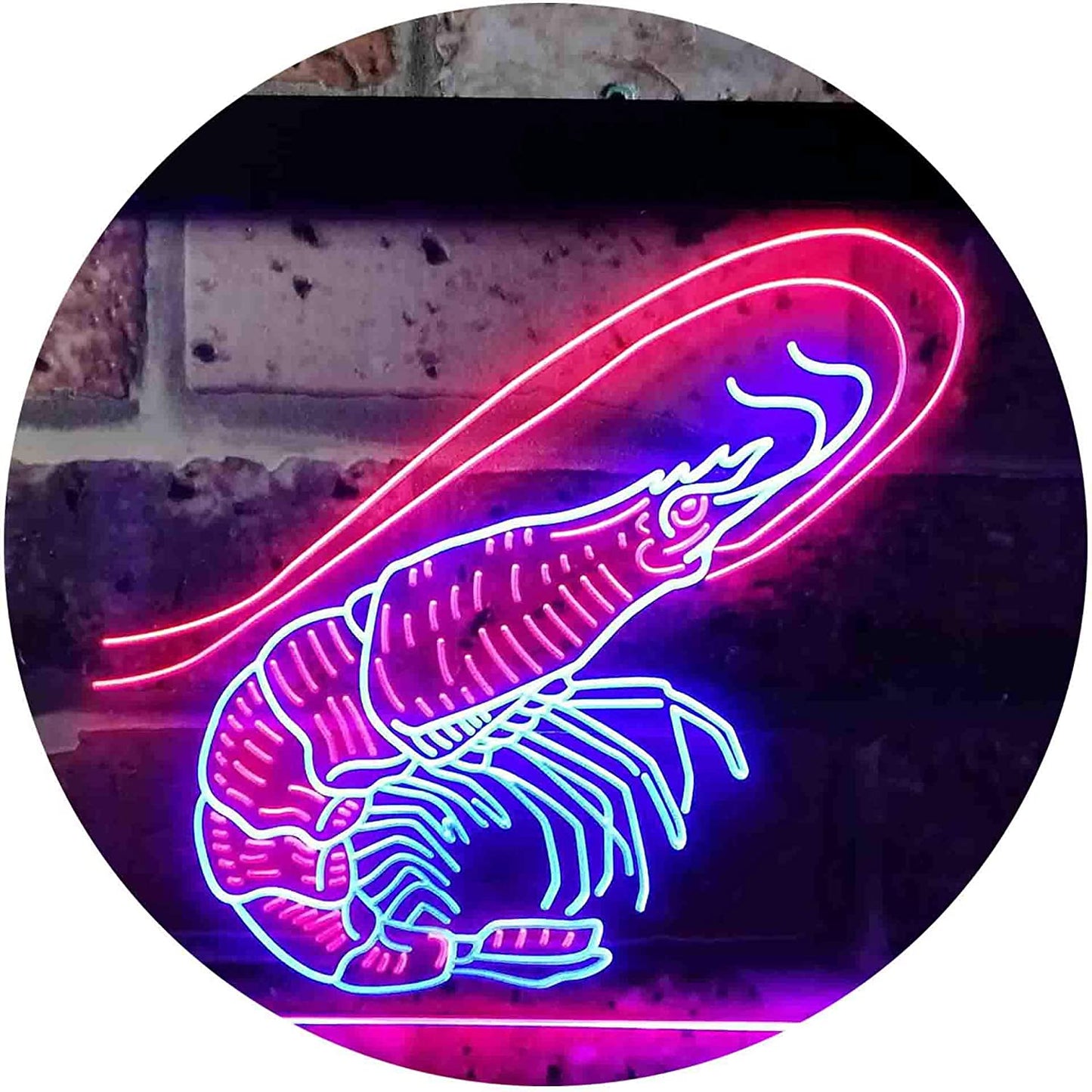 Shrimp Seafood Ocean Display LED Neon Light Sign - Way Up Gifts
