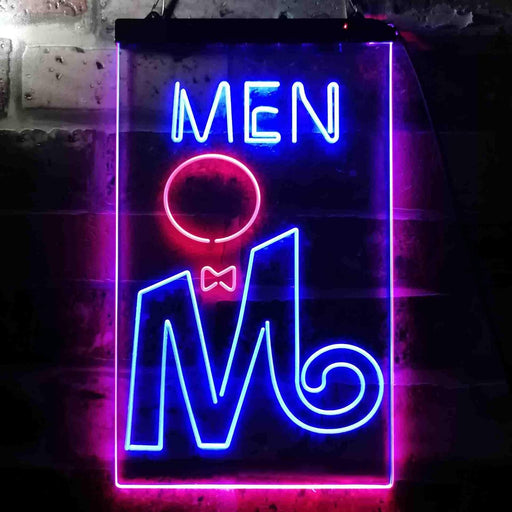 Retro Men Toilet Restroom LED Neon Light Sign - Way Up Gifts
