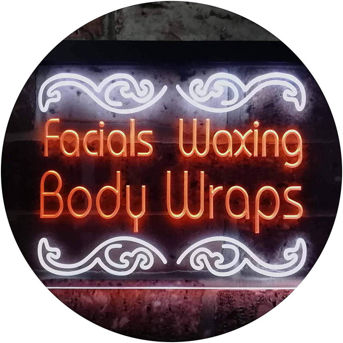 Facials Waxing Body Wraps LED Neon Light Sign - Way Up Gifts