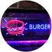 Hamburger Burger LED Neon Light Sign - Way Up Gifts