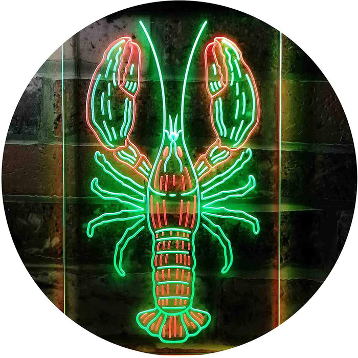 Lobster Seafood Restaurant LED Neon Light Sign - Way Up Gifts