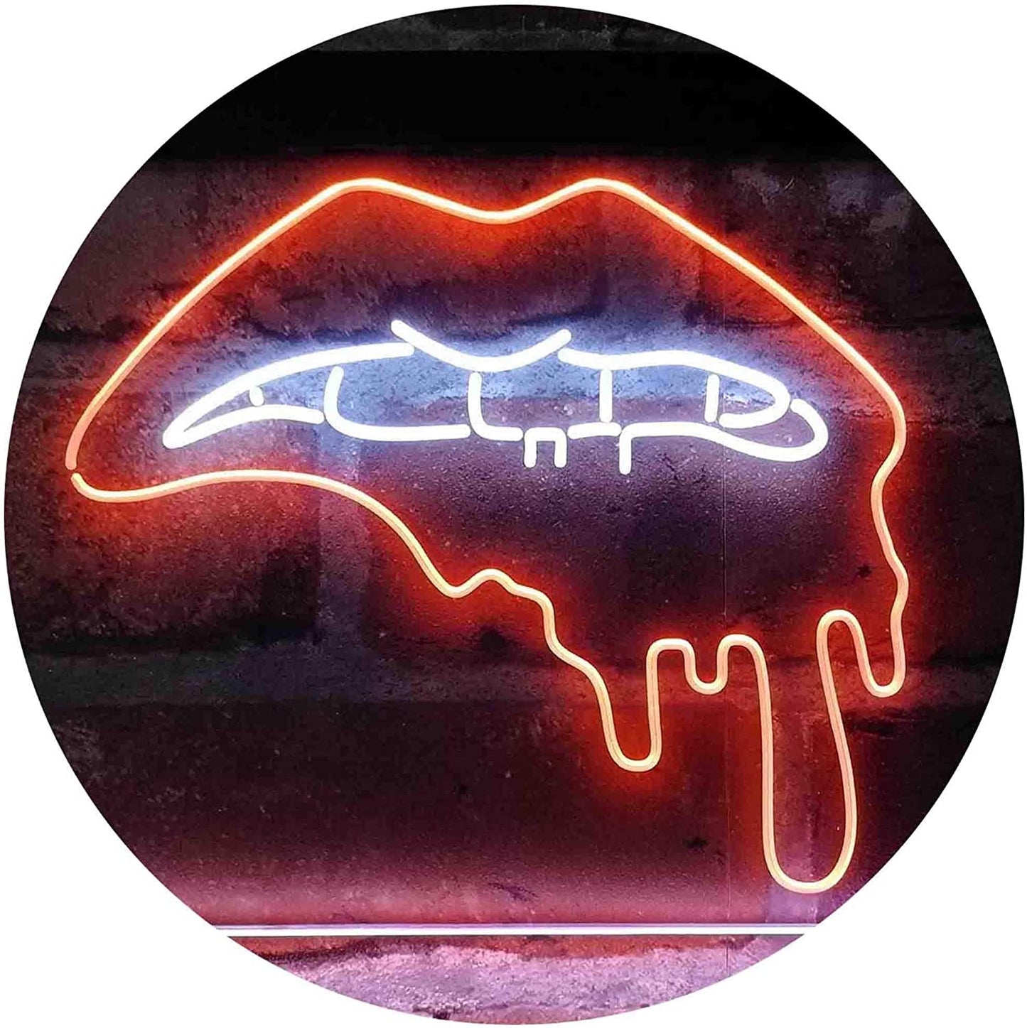 Biting Lip Bite Bleeding Art LED Neon Light Sign - Way Up Gifts