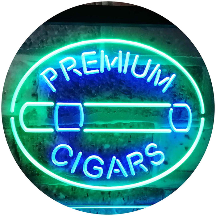 Premium Cigars LED Neon Light Sign - Way Up Gifts