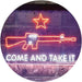 Come and Take It Gun Star Military Army LED Neon Light Sign - Way Up Gifts
