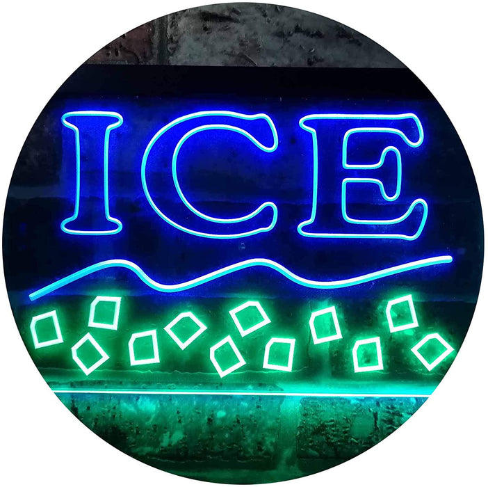 Ice Bags Supply Shop LED Neon Light Sign - Way Up Gifts