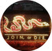 Join Or Die Flag Snake Military Army LED Neon Light Sign - Way Up Gifts