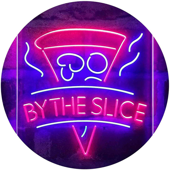 Pizza by The Slice LED Neon Light Sign - Way Up Gifts