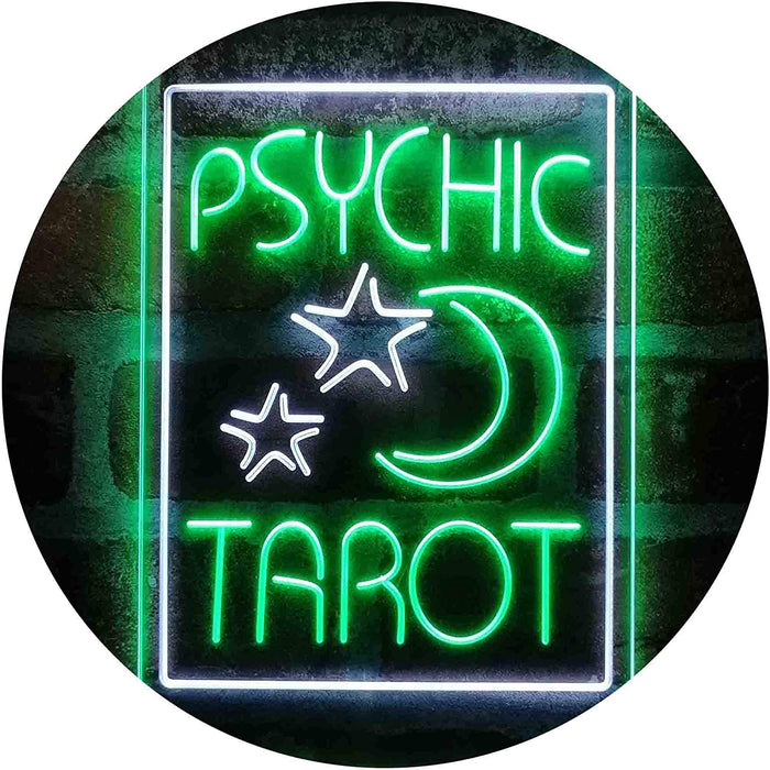 Psychic Tarot Reader Moon Stars LED Neon Light Sign - Way Up Gifts