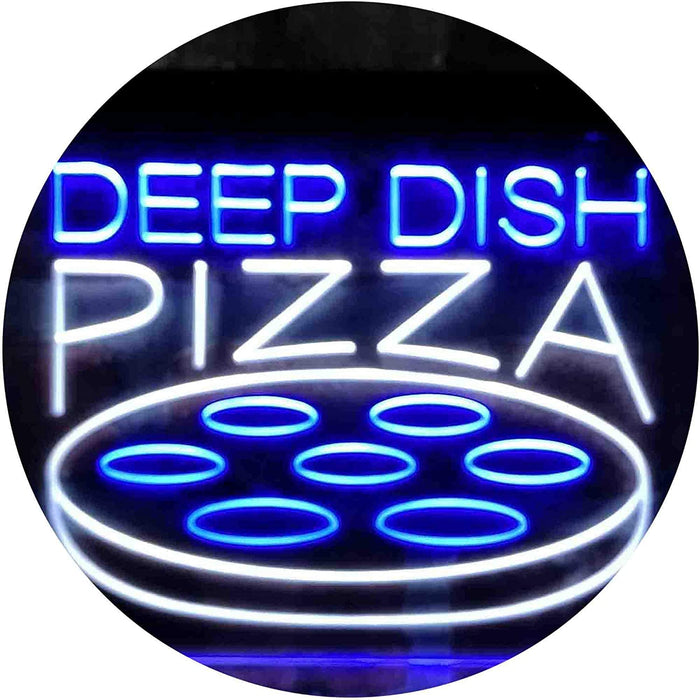 Deep Dish Pizza LED Neon Light Sign - Way Up Gifts