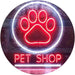 Paw Print Pet Shop LED Neon Light Sign - Way Up Gifts