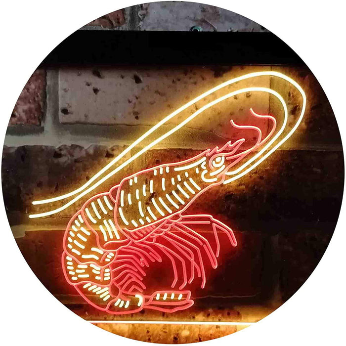 Shrimp Seafood Ocean Display LED Neon Light Sign - Way Up Gifts