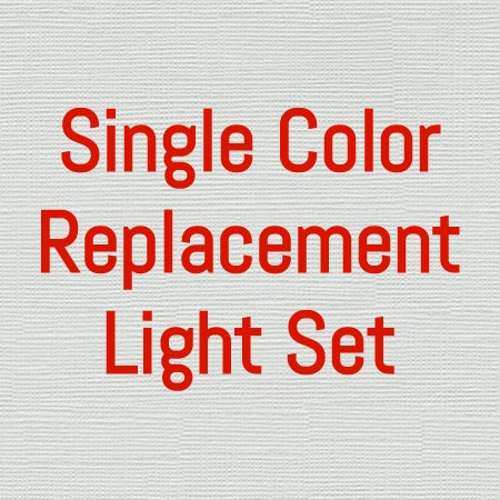 Replacement Single Color LED Neon Light Sign Light Set with Cord & Light - Way Up Gifts