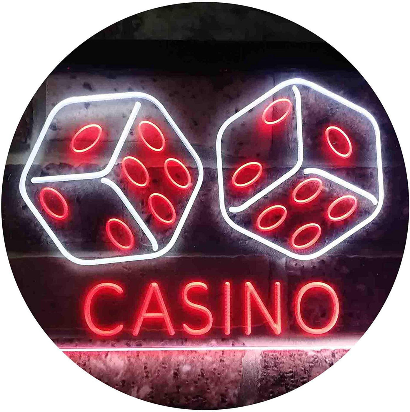 Buy Dice Casino LED Neon Light Sign — Way Up Gifts