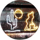 Cactus Moon Wolf LED Neon Light Sign - Way Up Gifts