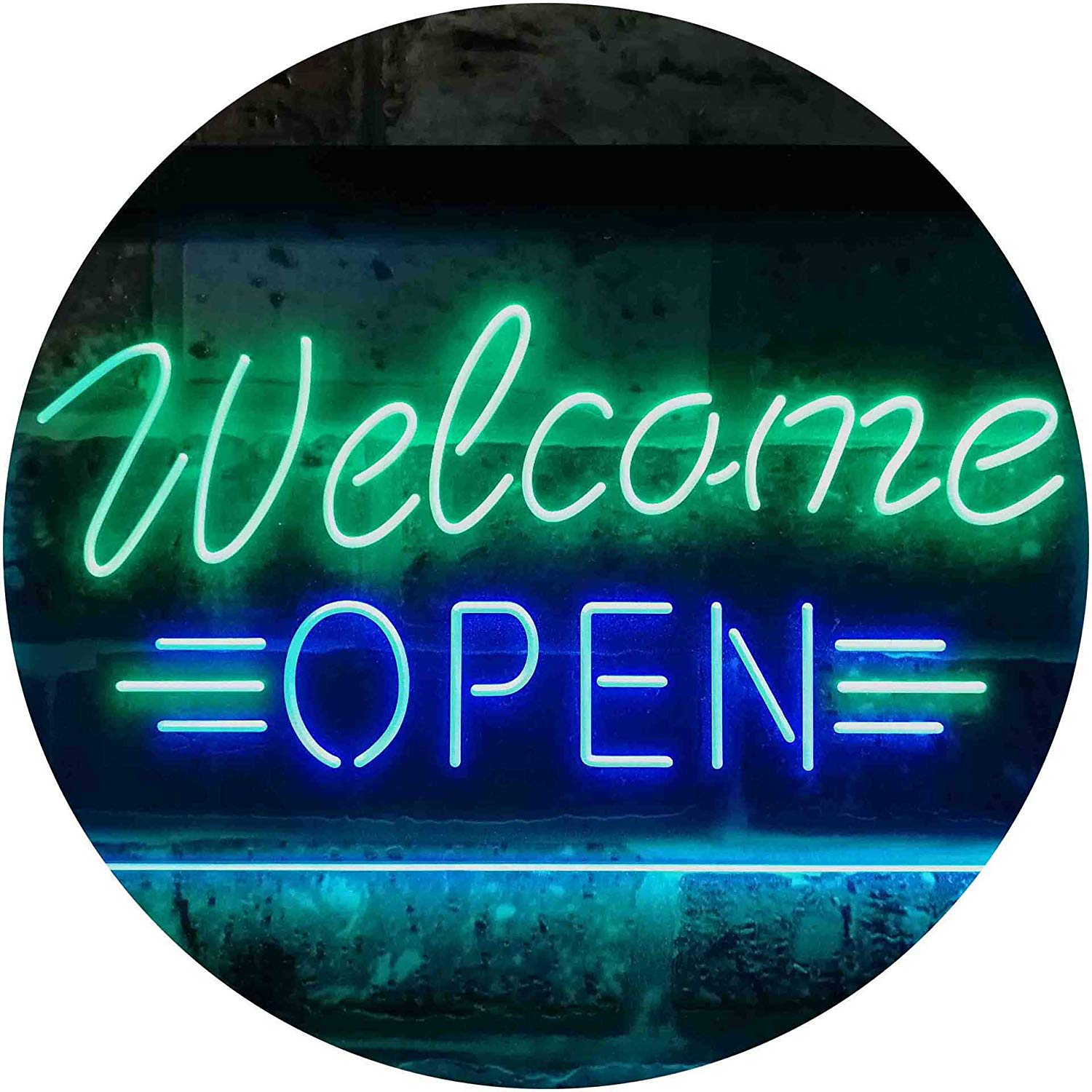 Welcome LED Neon Sign – Luces Aurora