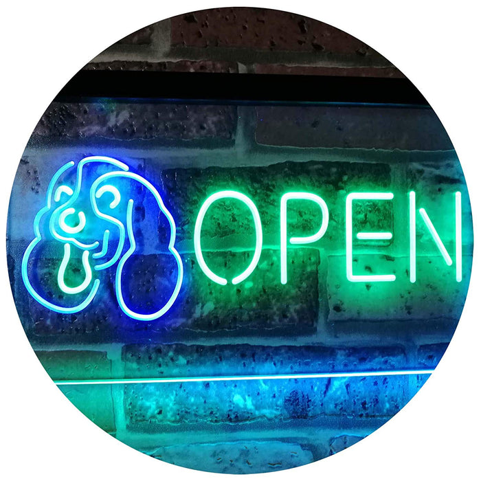 Pet Shop Dog Grooming Open LED Neon Light Sign - Way Up Gifts