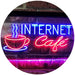 Coffee Wi-Fi Internet Cafe LED Neon Light Sign - Way Up Gifts