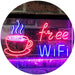 Free Wi-Fi Coffee LED Neon Light Sign - Way Up Gifts