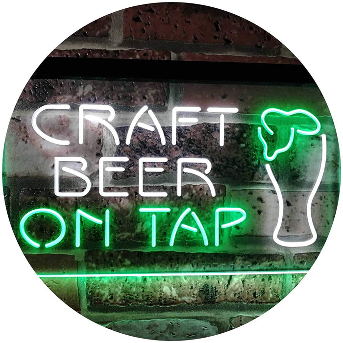 Craft Beer On Tap LED Neon Light Sign - Way Up Gifts