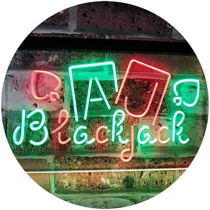 Poker Blackjack LED Neon Light Sign - Way Up Gifts