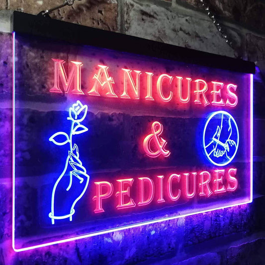 Manicures and Pedicures LED Neon Light Sign - Way Up Gifts