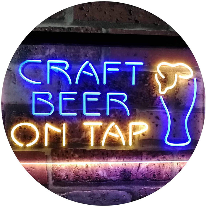 Craft Beer On Tap LED Neon Light Sign - Way Up Gifts