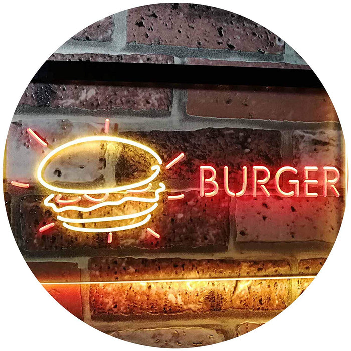 Hamburger Burger LED Neon Light Sign - Way Up Gifts