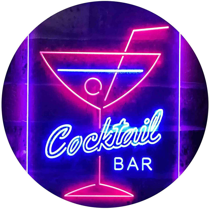 Cocktail Bar LED Neon Light Sign - Way Up Gifts