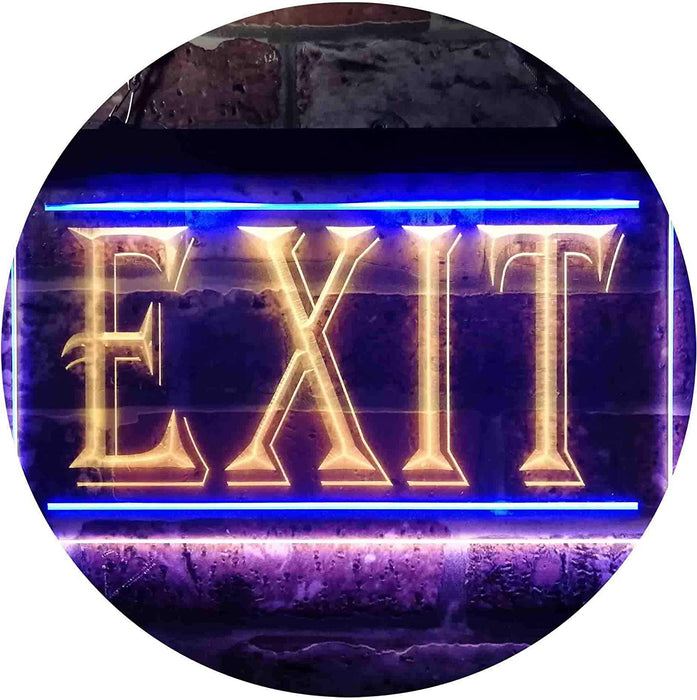 Exit LED Neon Light Sign - Way Up Gifts