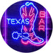 Cowboys Boots Texas Bar LED Neon Light Sign - Way Up Gifts