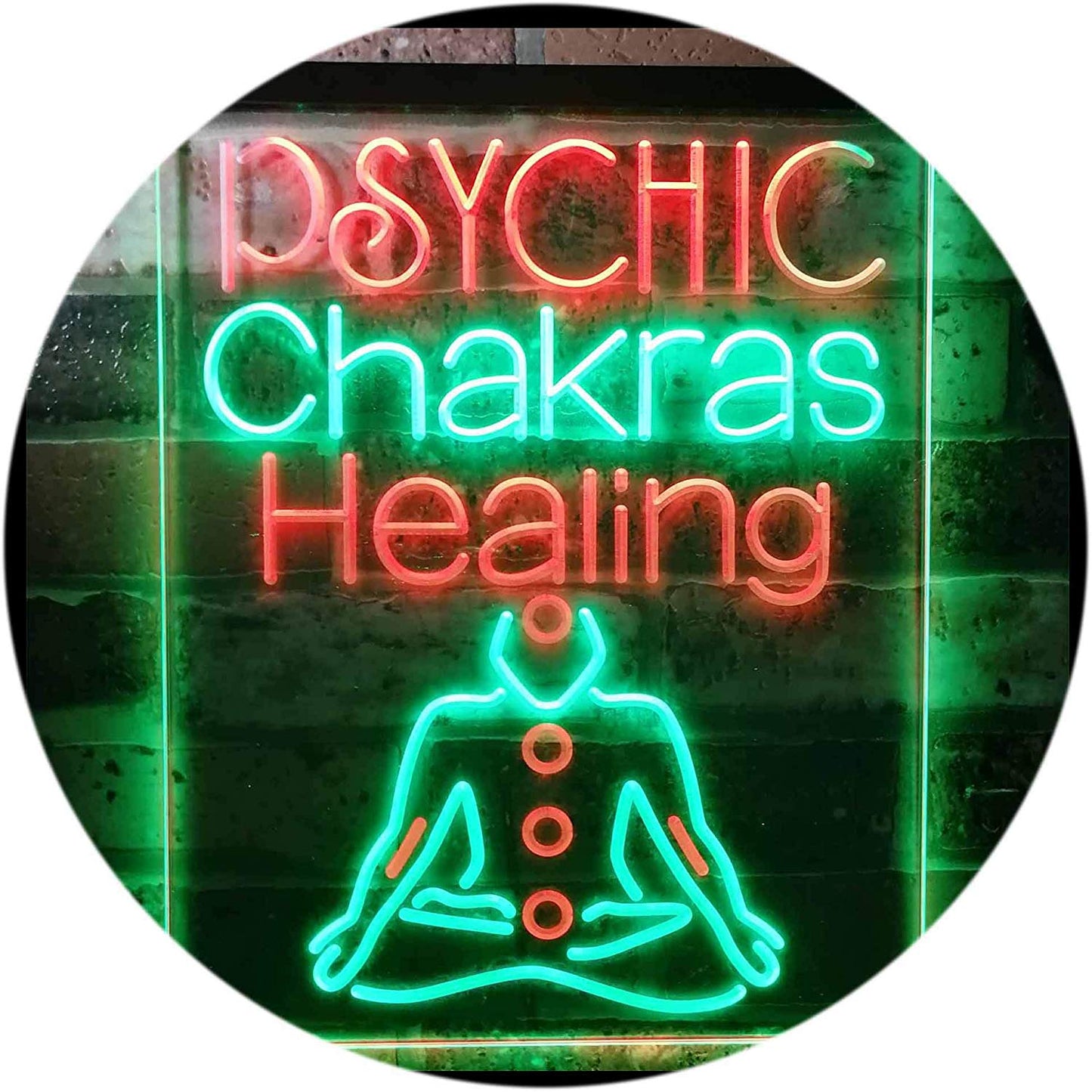 Psychic Chakras Healing LED Neon Light Sign - Way Up Gifts