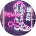 Cowboys Boots Texas Bar LED Neon Light Sign - Way Up Gifts