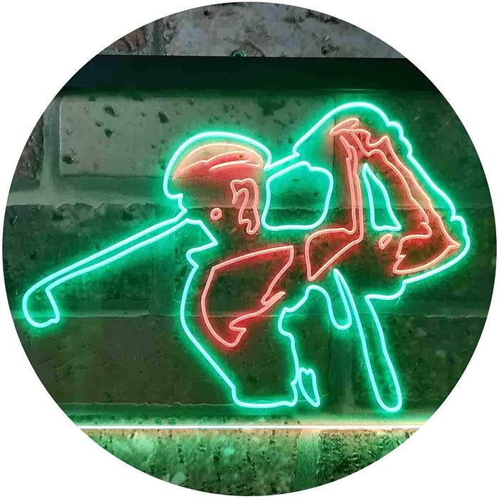 Golf Course Pro Shop Golf Player LED Neon Light Sign - Way Up Gifts