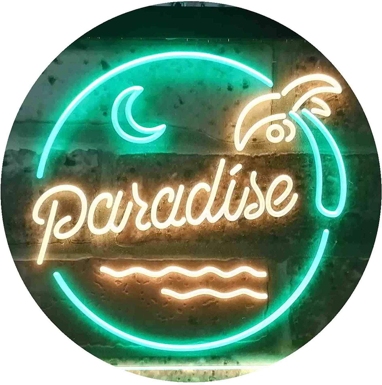 Buy Beach Palm Tree Paradise Island LED Neon Light Sign — Way Up Gifts