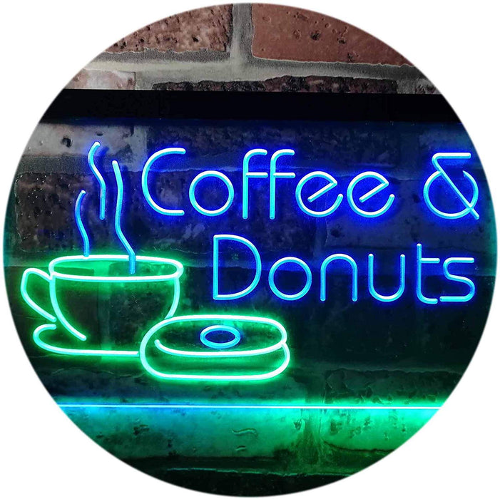 Coffee Donuts LED Neon Light Sign - Way Up Gifts