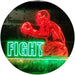 Fitness Gym Boxer Fight Boxing Man Cave LED Neon Light Sign - Way Up Gifts