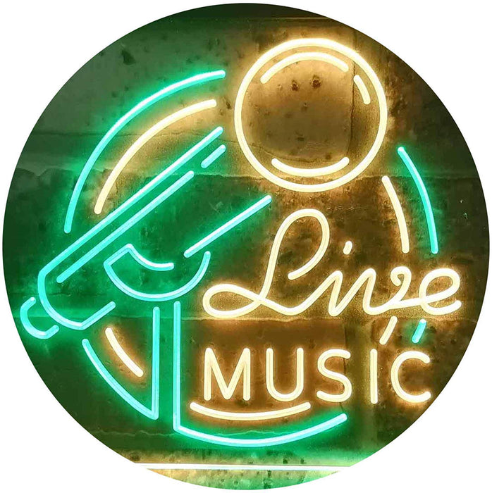 Live Music LED Neon Light Sign - Way Up Gifts