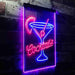 Cocktails Glass Bar Display LED Neon Light Sign - Way Up Gifts