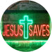 Cross Jesus Saves LED Neon Light Sign - Way Up Gifts