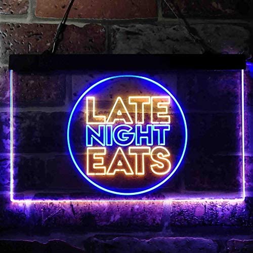 Late Night Eats LED Neon Light Sign - Way Up Gifts