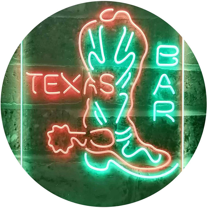 Cowboys Boots Texas Bar LED Neon Light Sign - Way Up Gifts