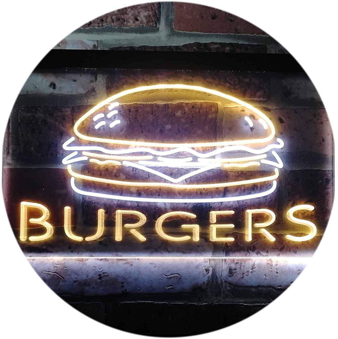 Hamburgers Burgers LED Neon Light Sign - Way Up Gifts