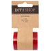DIY Shop Red Stripe Transparent Tape (Bulk Qty of 30) - Way Up Gifts