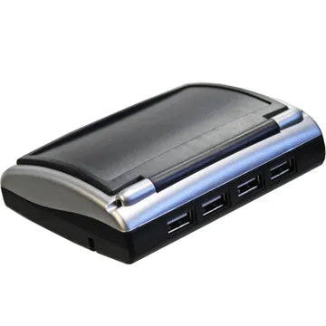 Desktop 4 Port High Speed USB Hub with Business Card Holder (Bulk Qty of 20) - Way Up Gifts