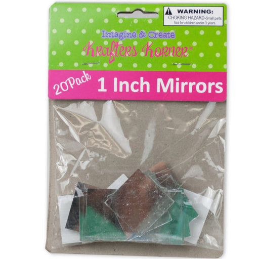 Miniature Crafting Mirrors (Bulk Qty of 24) - Way Up Gifts